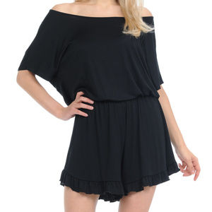 Ruffled Hem Romper